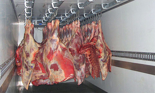 фото перевозка мяса в рефрижераторе