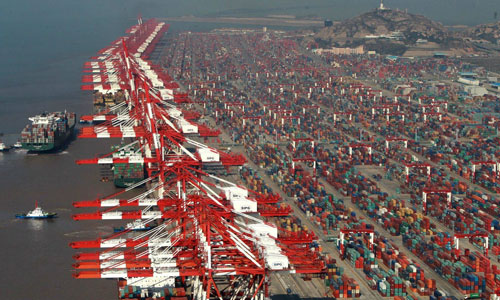 картинка порта Яншать в Китае